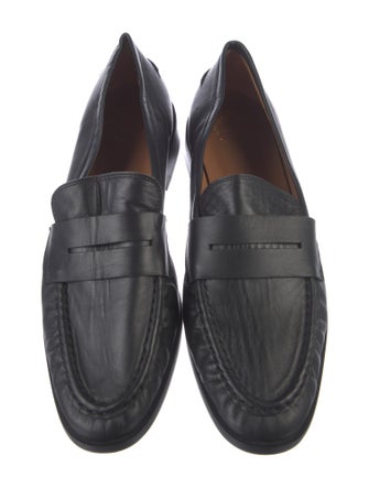 ATP Atelier Leather Whipstitch Trim Pumps