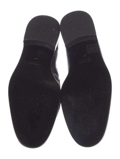 ATP Atelier Leather Whipstitch Trim Pumps