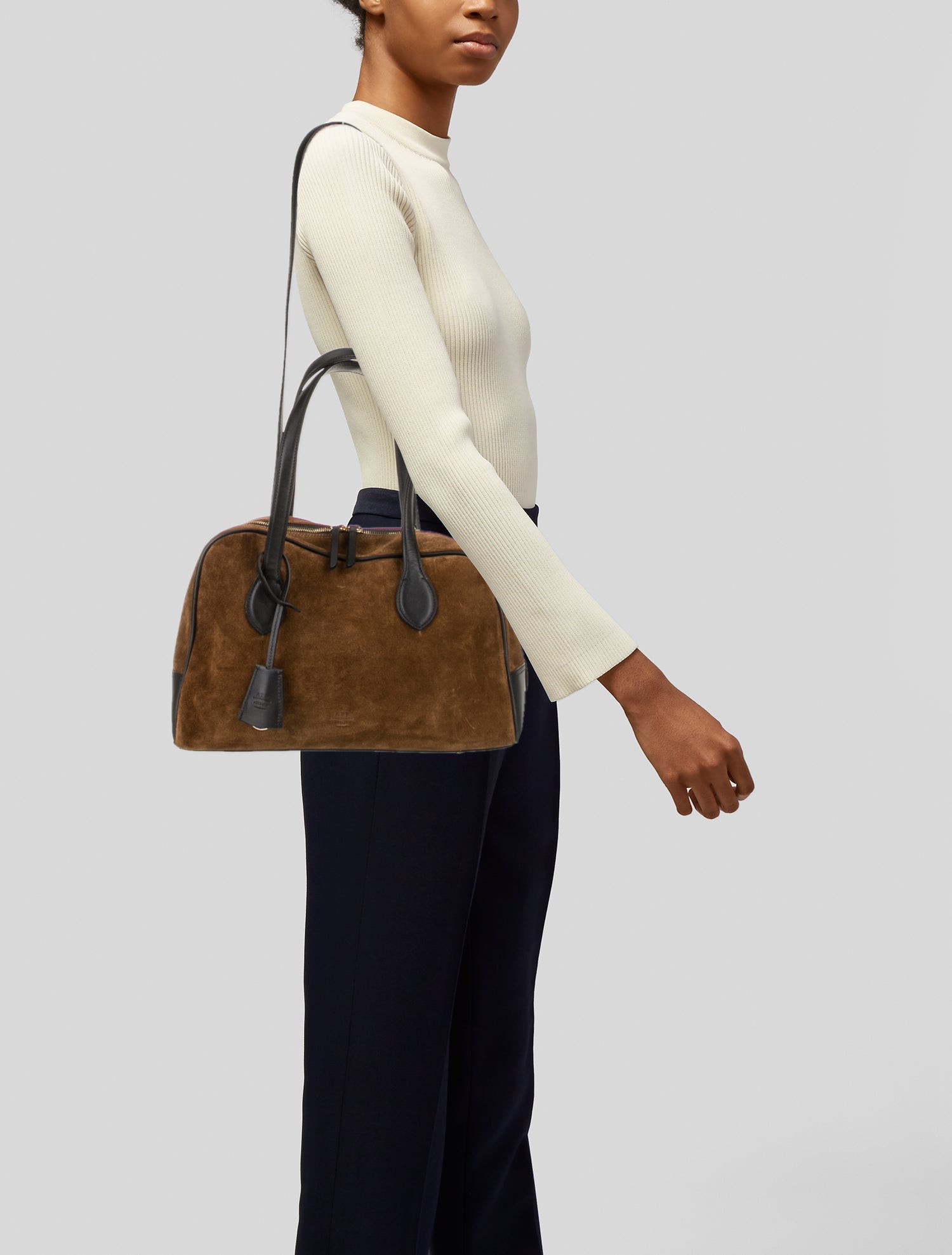 ATP Atelier Suede Shoulder Bag