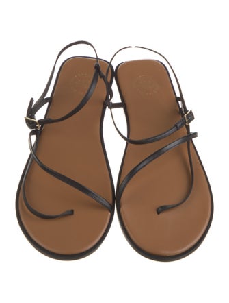 ATP Atelier Leather Slingback Sandals