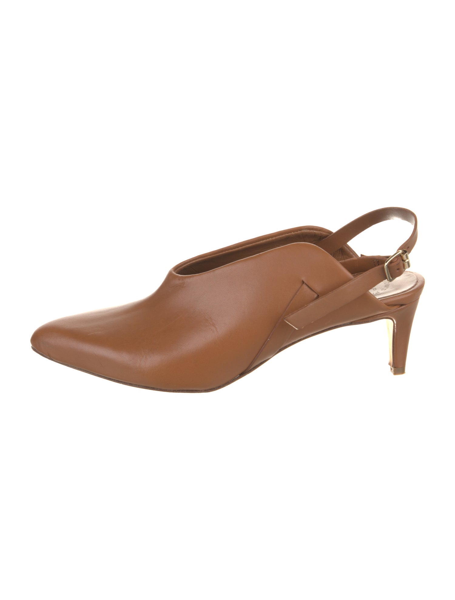 ATP Atelier Leather Slingback Pumps