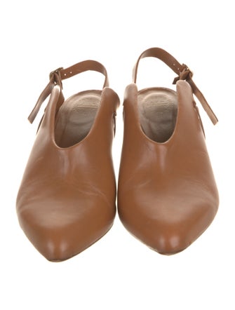 ATP Atelier Leather Slingback Pumps