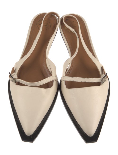 ATP Atelier Leather Slingback Flats