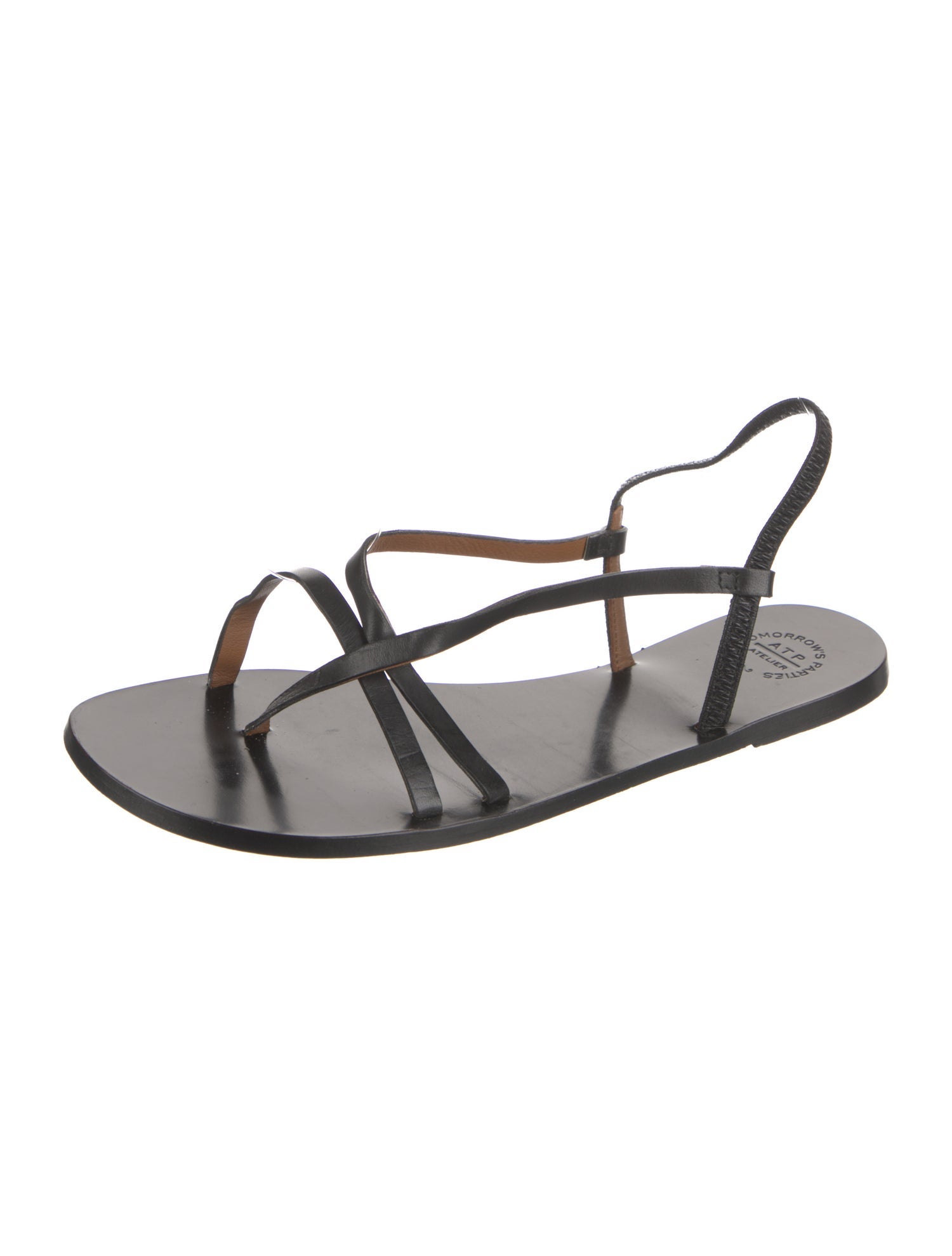 ATP Atelier Leather Slingback Sandals
