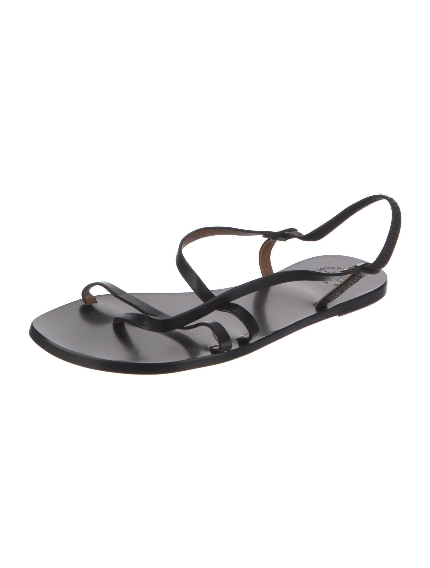 ATP Atelier Leather Slingback Sandals