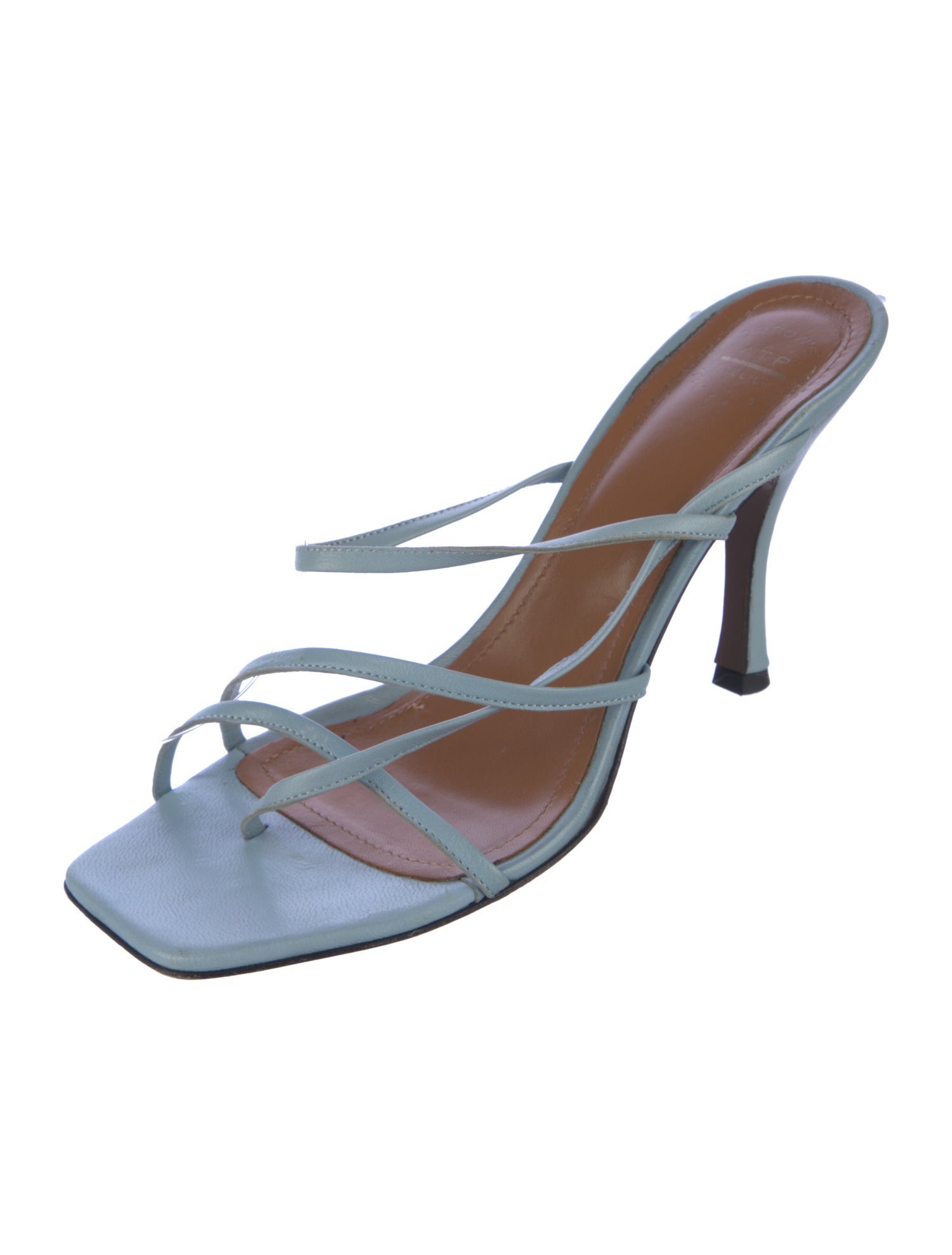 ATP Atelier Leather Animal Print Slides