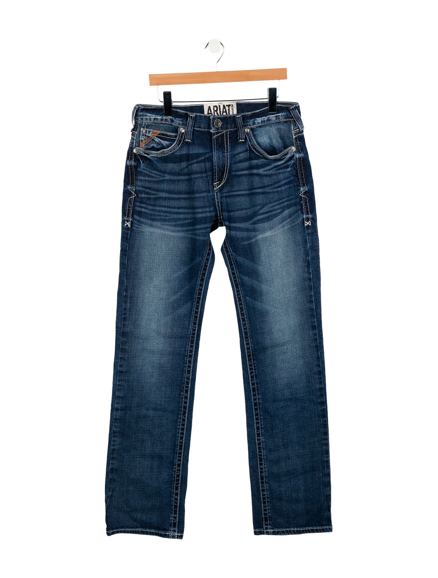 Kris Van Assche Straight-Leg Jeans - Blue, 9.25