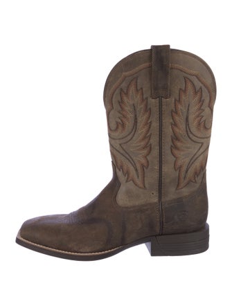 Ariat Leather Patterned Western Boots