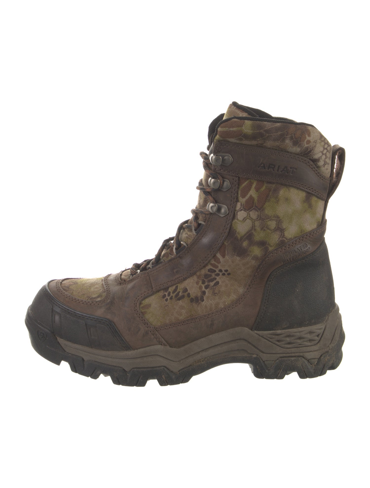 Ariat Leather Printed Lace-Up Boots