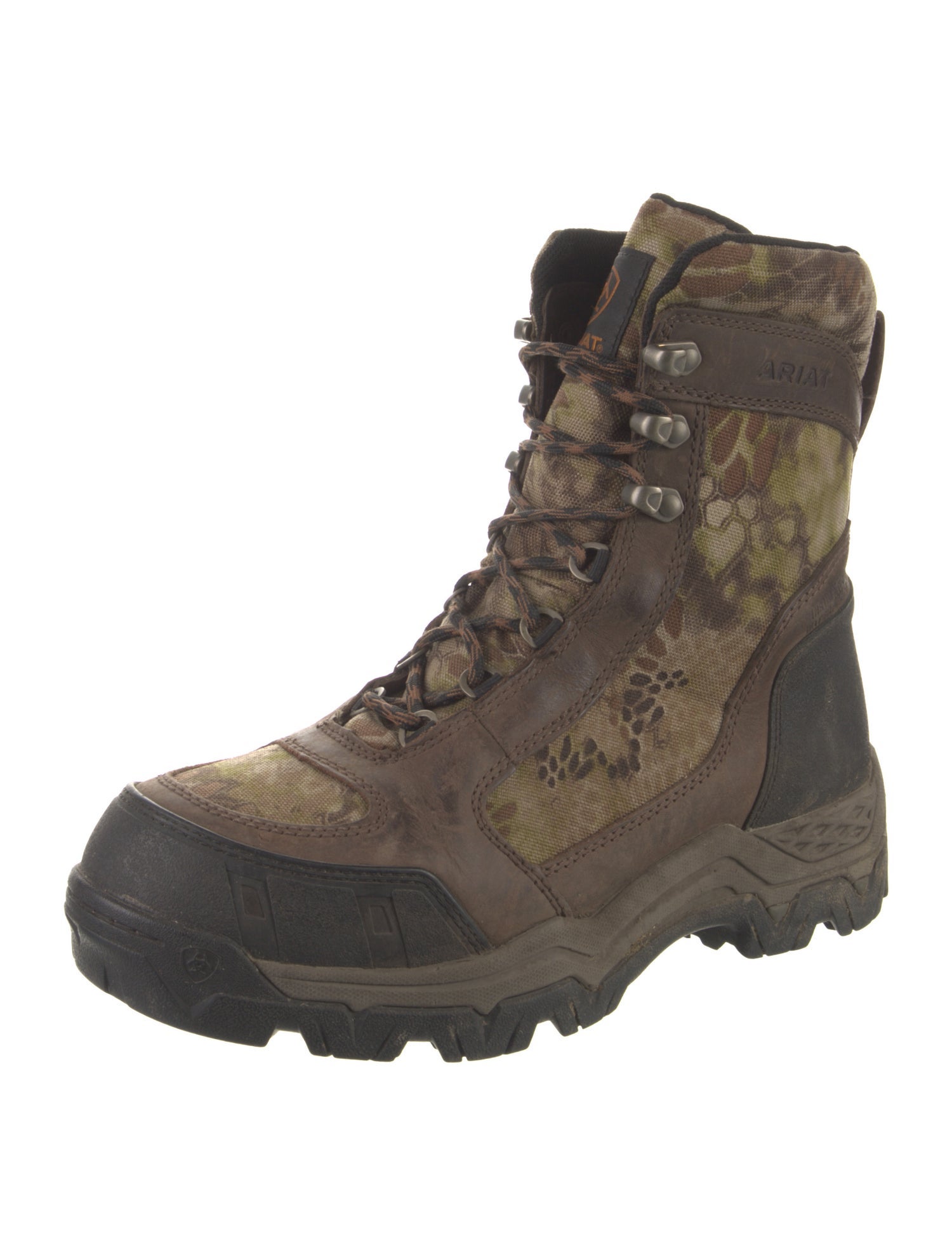 Ariat Leather Printed Lace-Up Boots