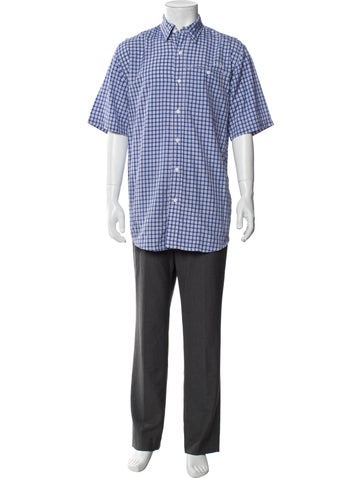 Pre-owned Ariat Plaid Print Short Sleeve Shirt W/ Tags In Multi