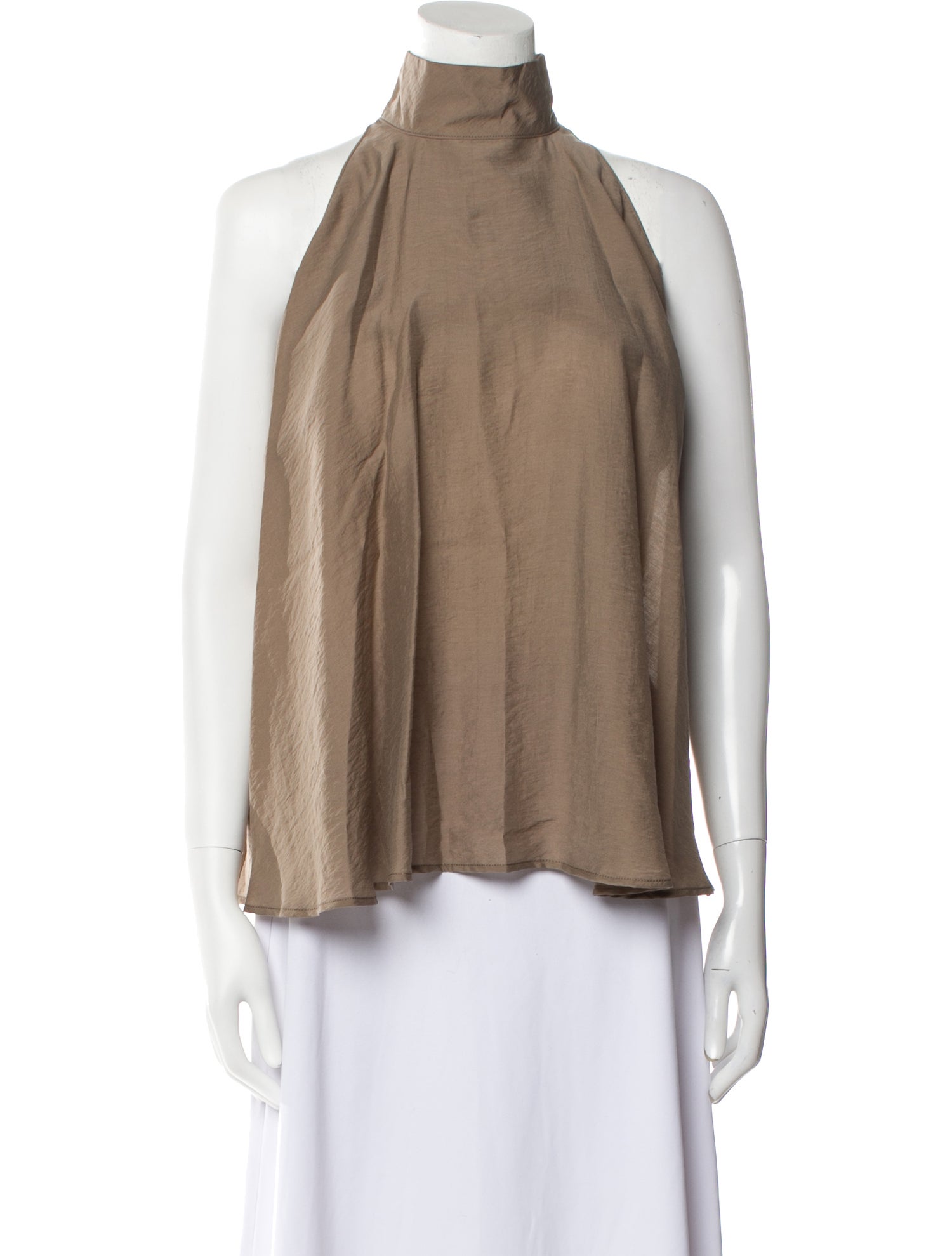 Arch The Mock Neck Sleeveless Blouse