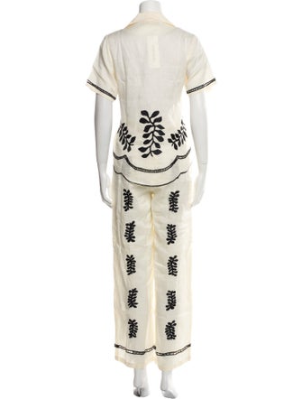 All That Remains Linen Printed Pant Set