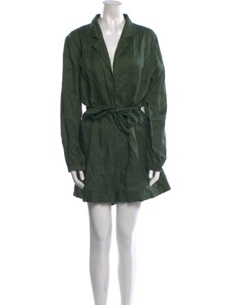 All That Remains Linen V-Neck Romper