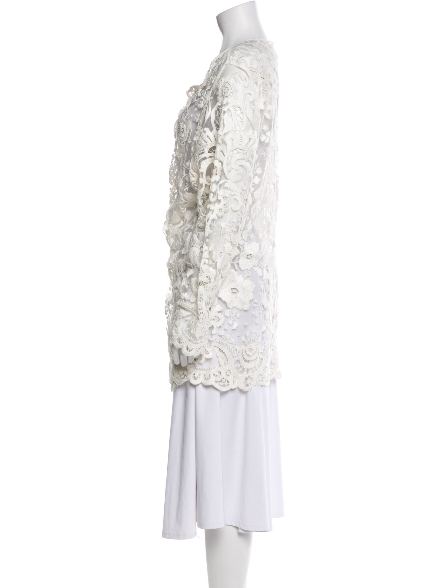 All That Remains Nylon Lace Pattern Evening Jacket