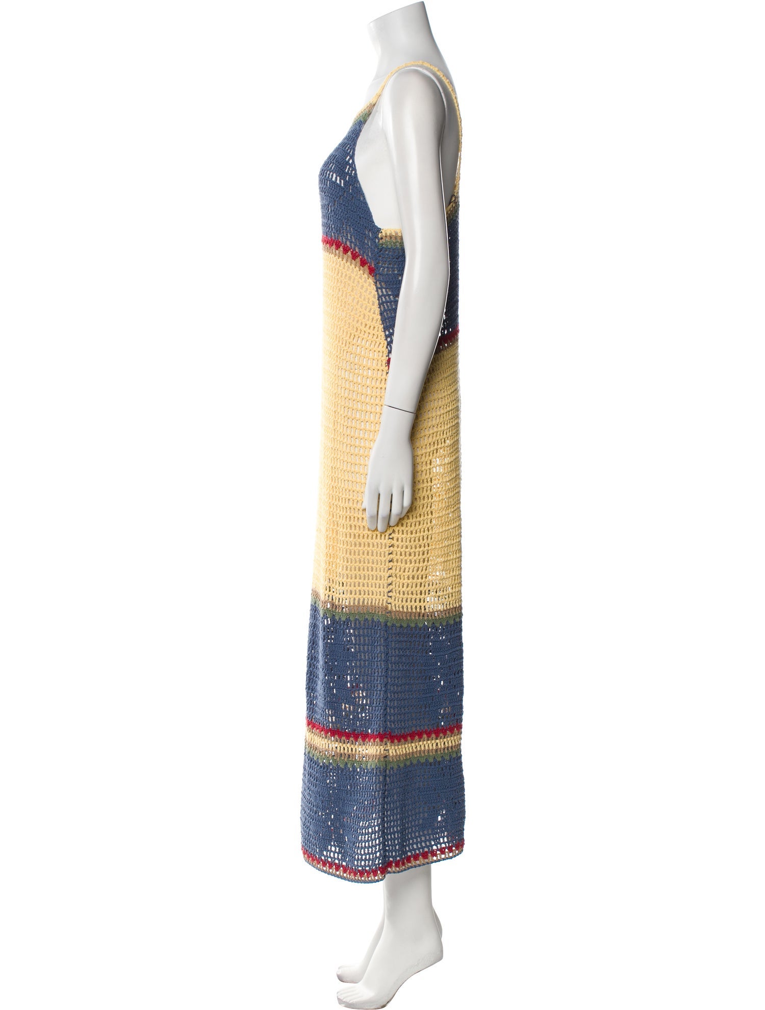 All That Remains Striped Midi Length Dress