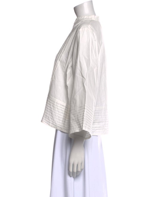 All That Remains Mock Neck Three-Quarter Sleeve Crop Top