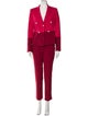 Argent Colorblock Pattern Pantsuit