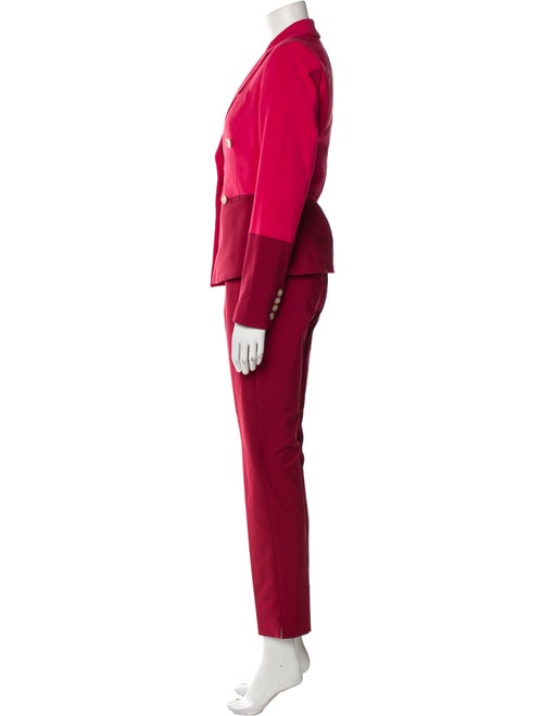 Argent Colorblock Pattern Pantsuit