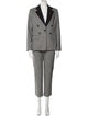 Argent Colorblock Pattern Pantsuit