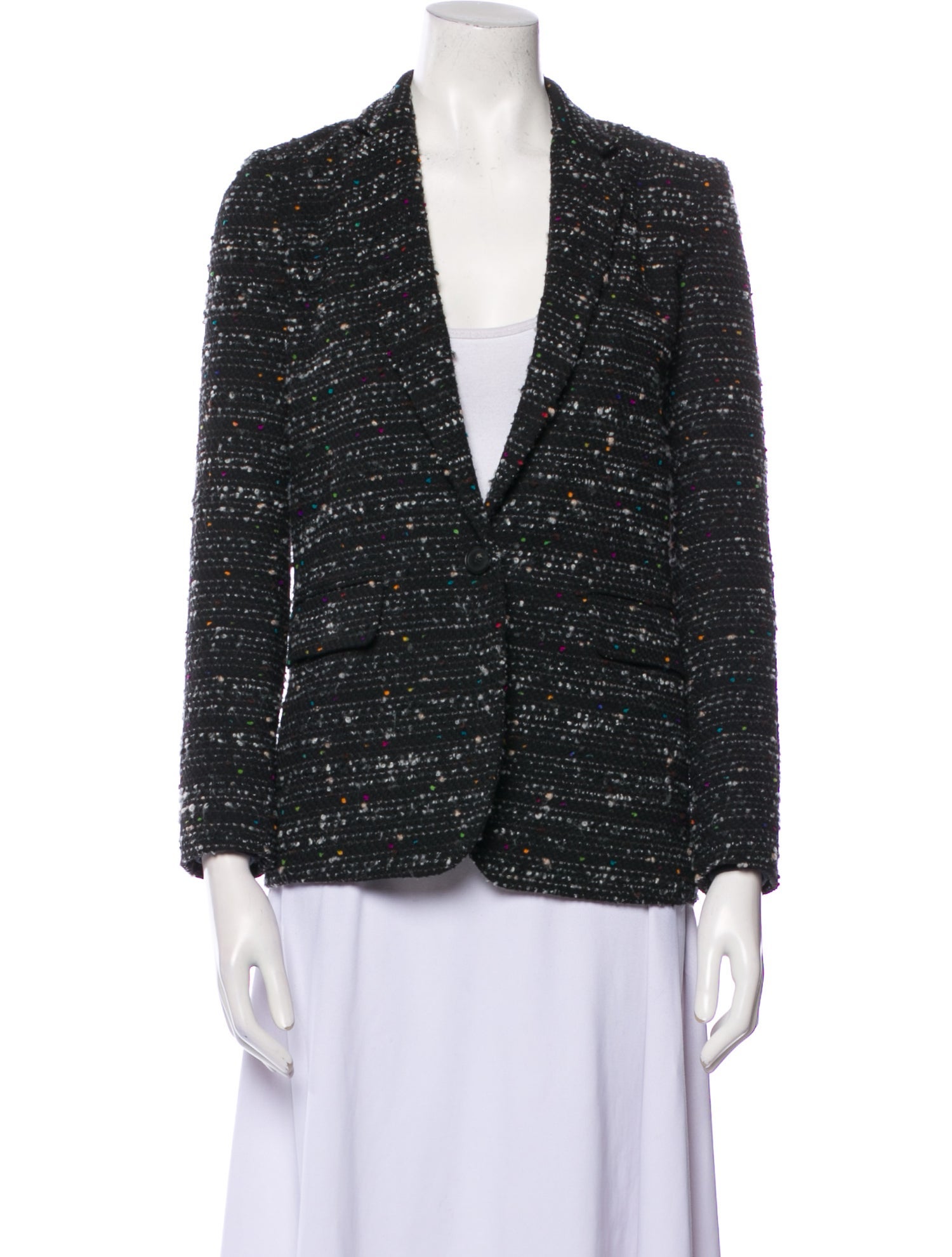 Argent Tweed Pattern Blazer