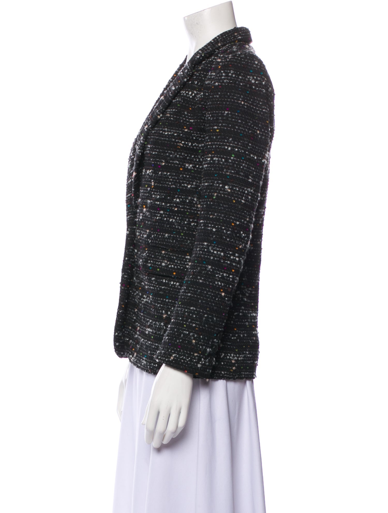 Argent Tweed Pattern Blazer