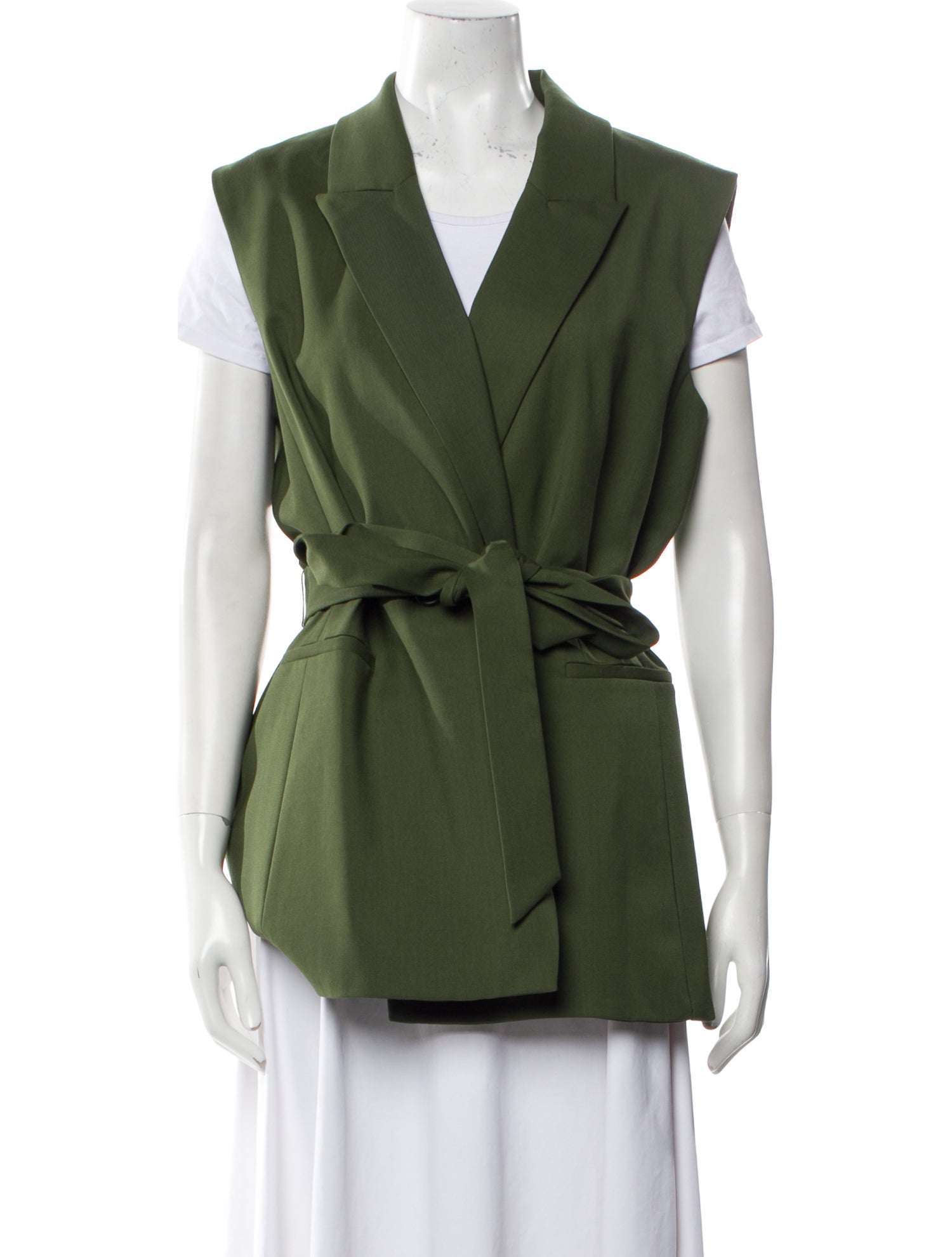 Argent Wool Vest w/ Tags