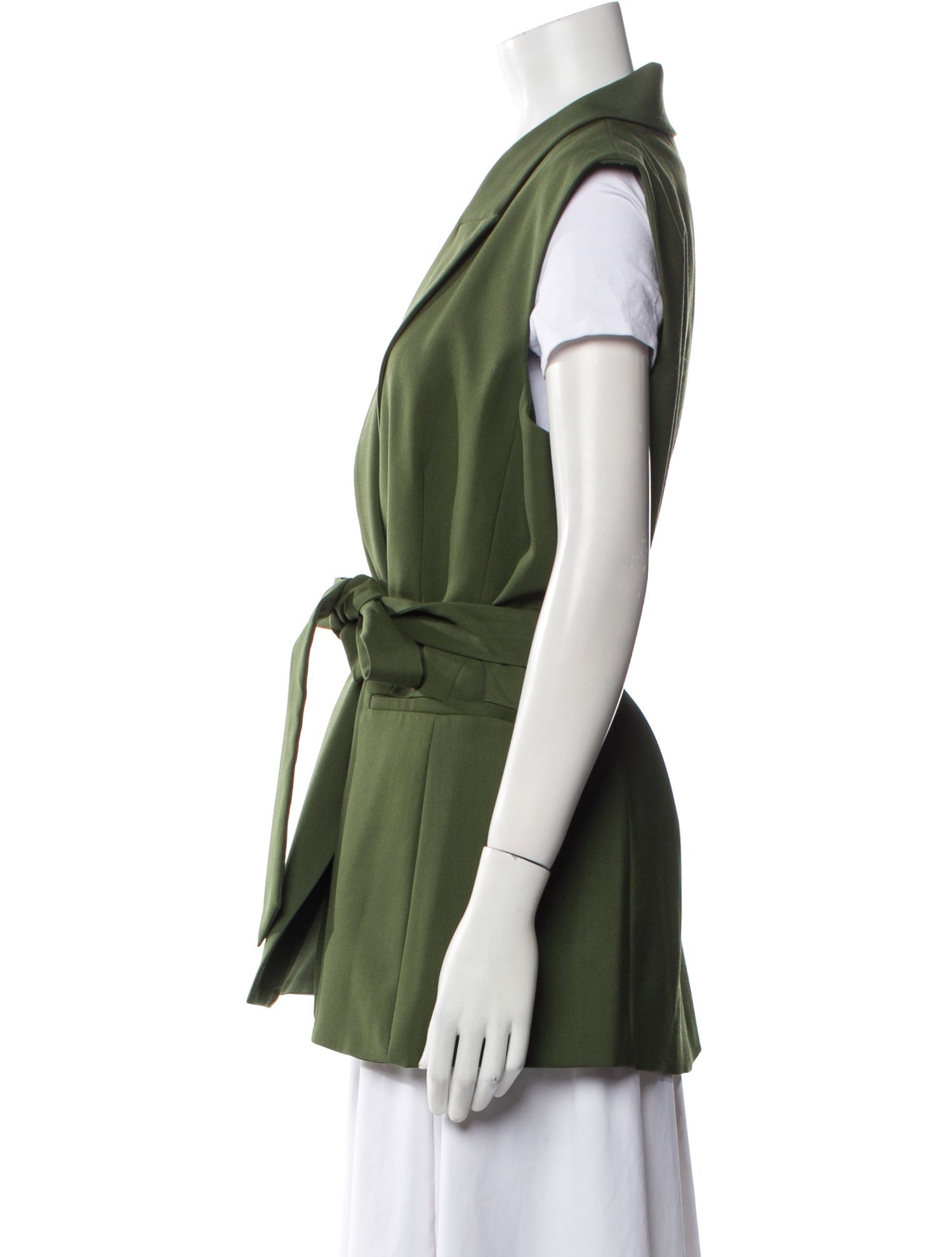 Argent Wool Vest w/ Tags