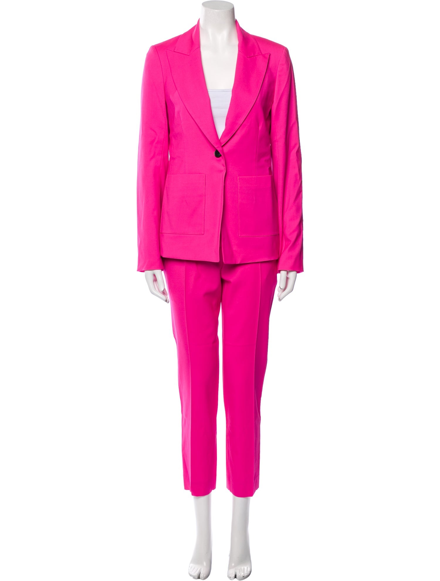 Argent Wool Pantsuit