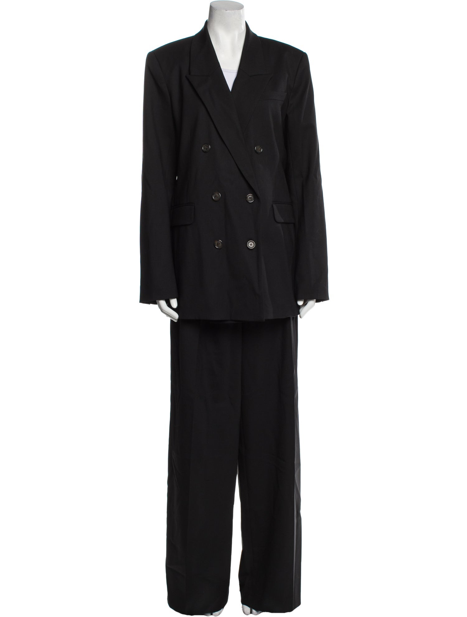 Argent Wool Pantsuit