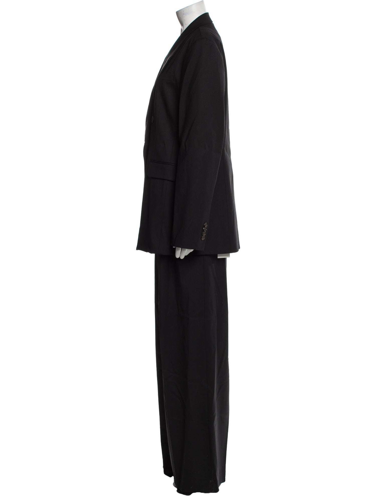 Argent Wool Pantsuit