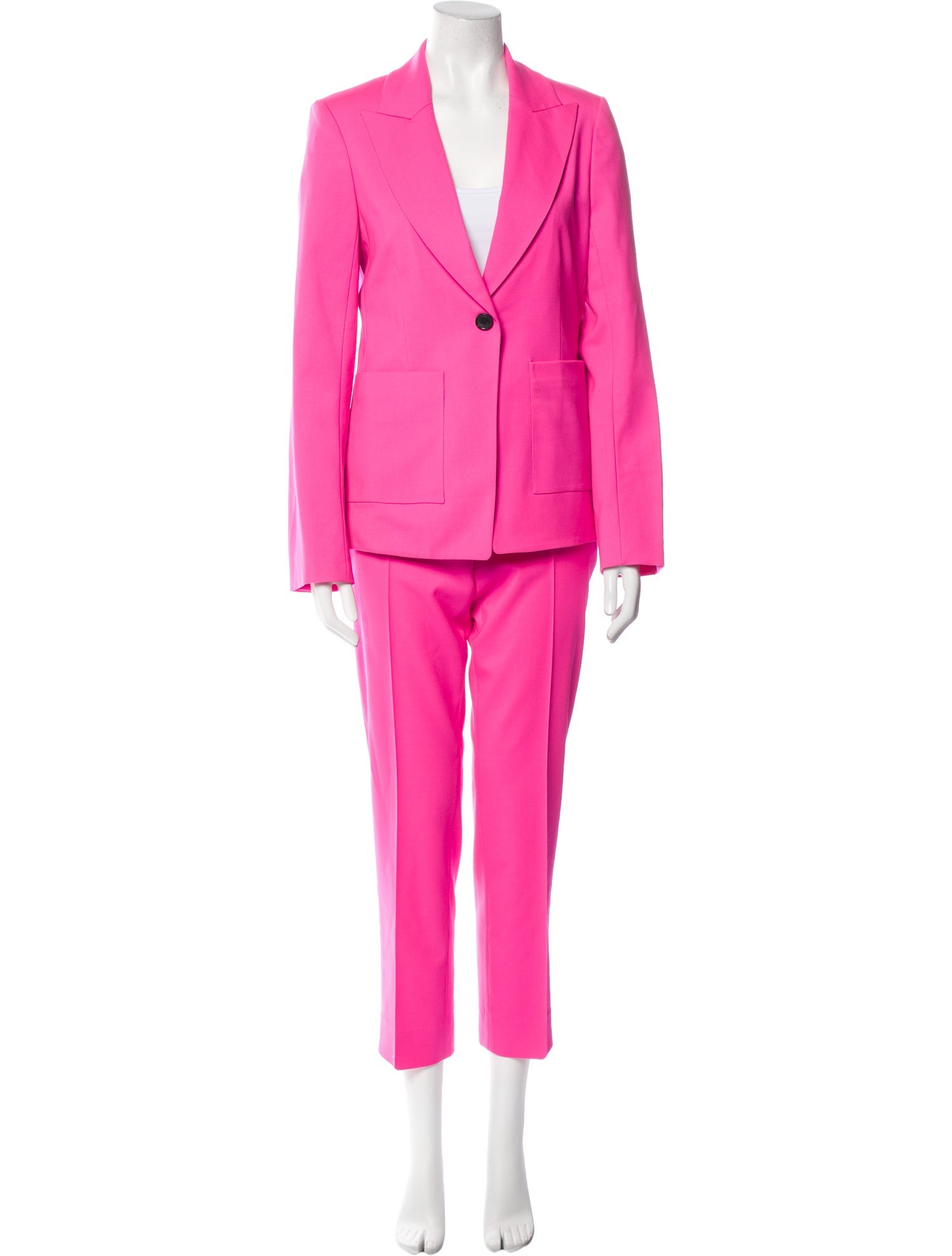Argent Wool Pantsuit
