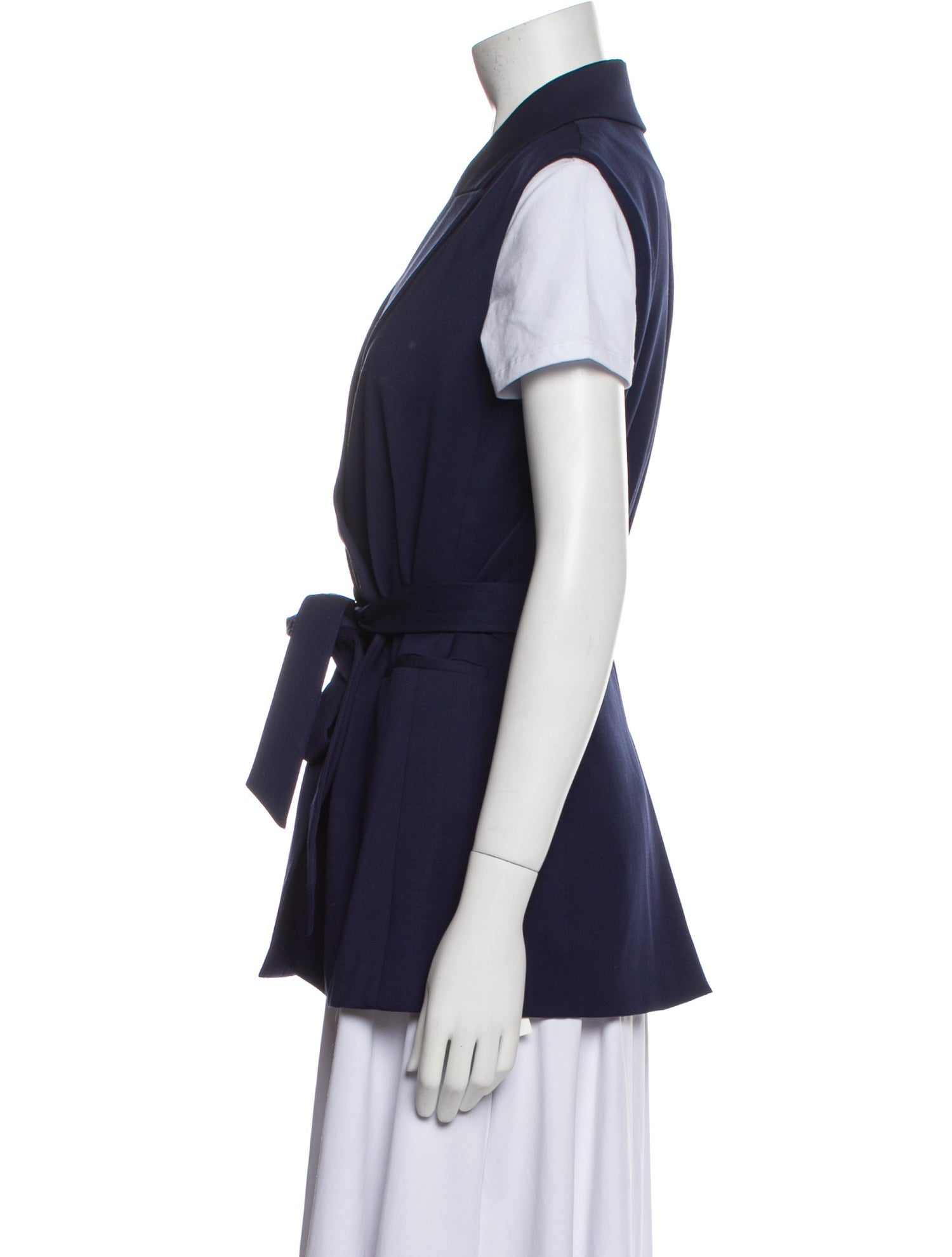 Argent Wool Vest w/ Tags