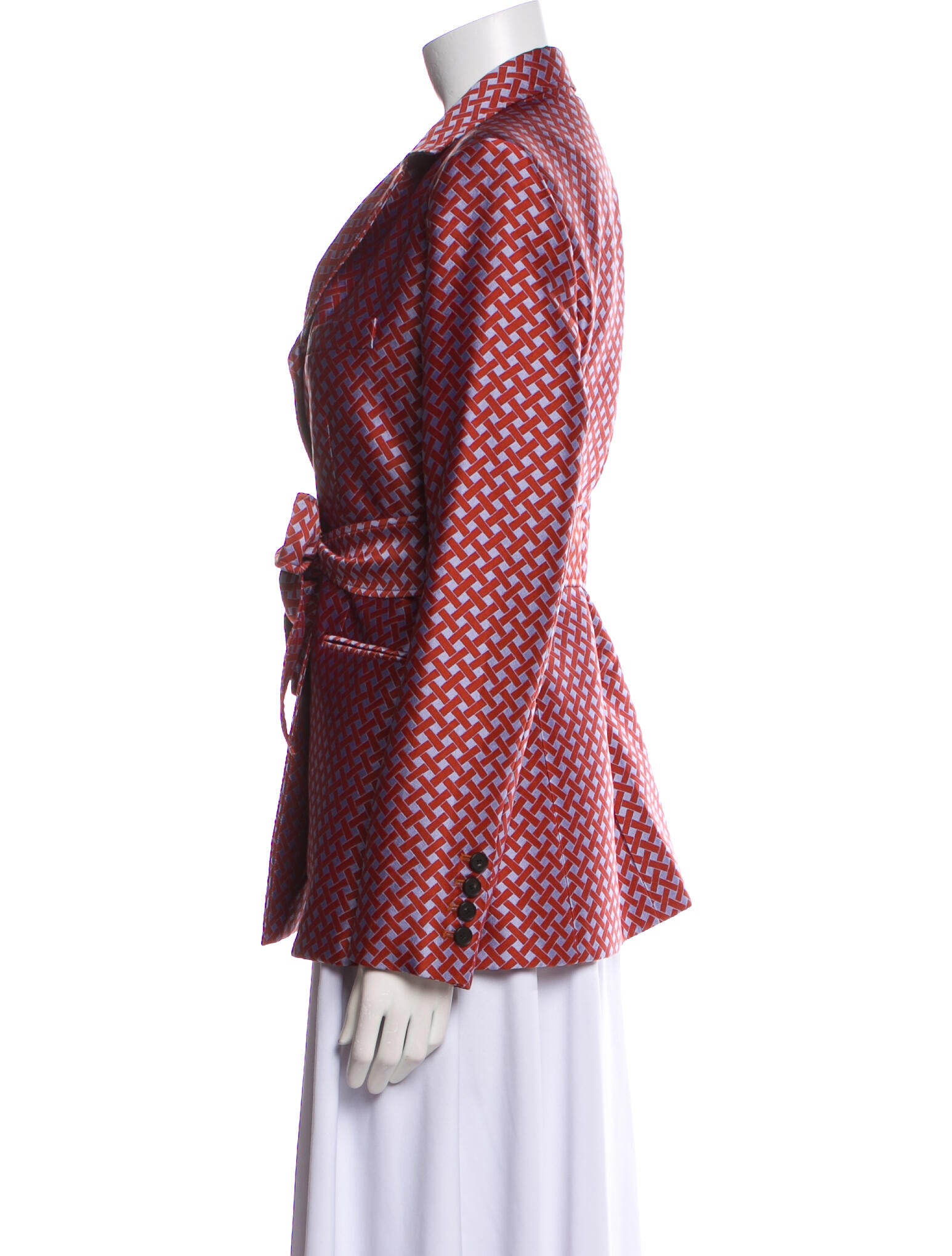 Argent Printed Blazer