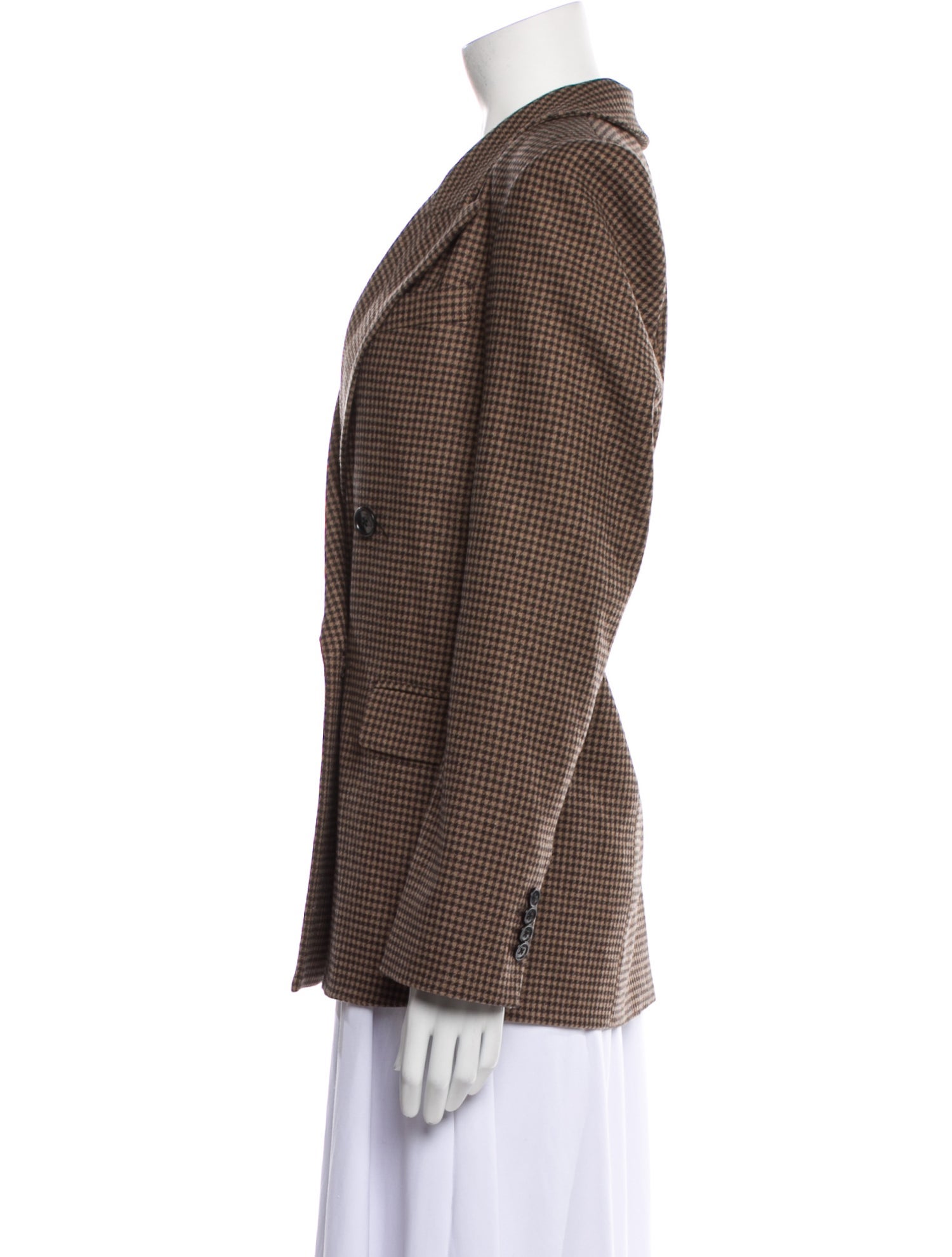 Argent Houndstooth Print Blazer w/ Tags