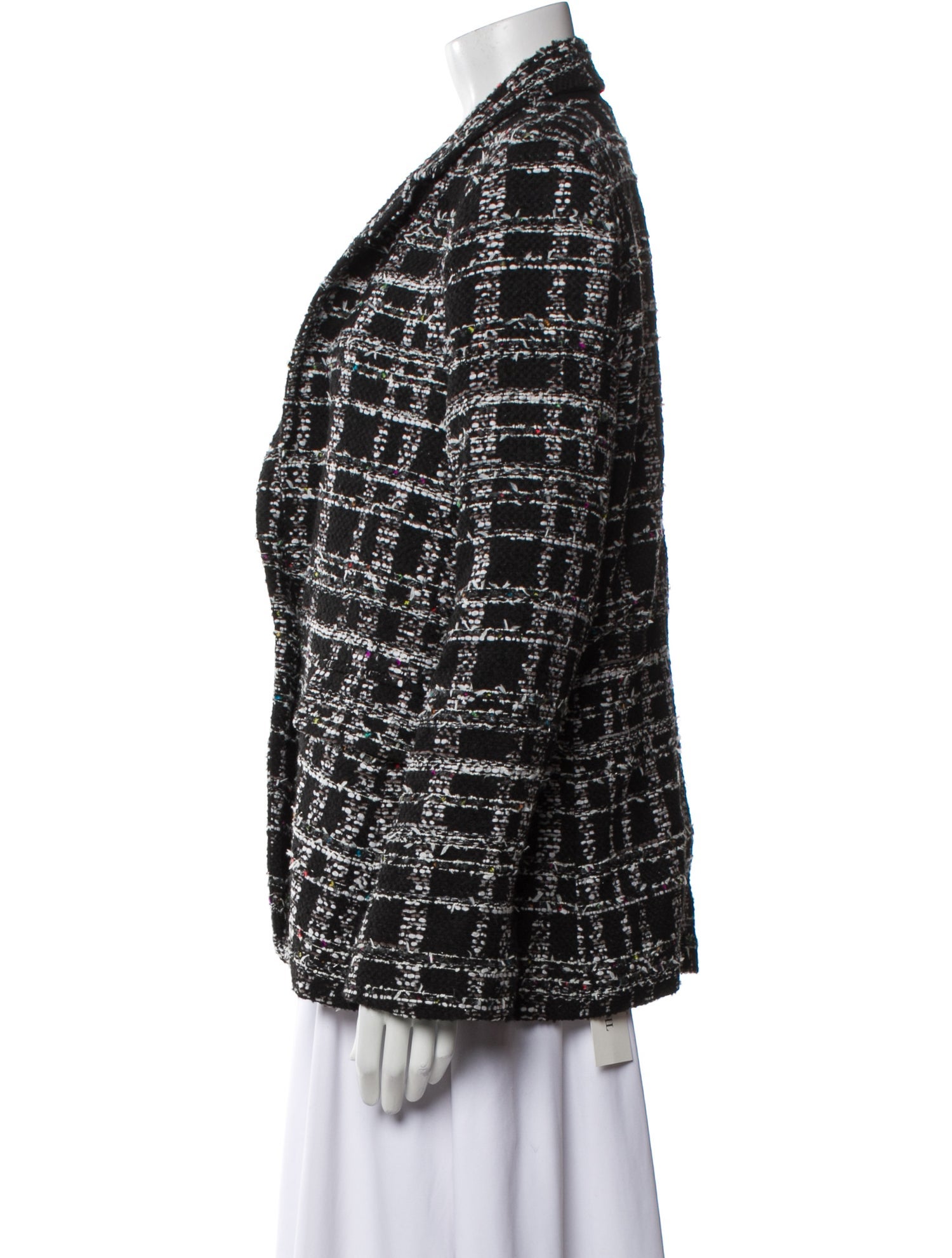 Argent Tweed Pattern Blazer