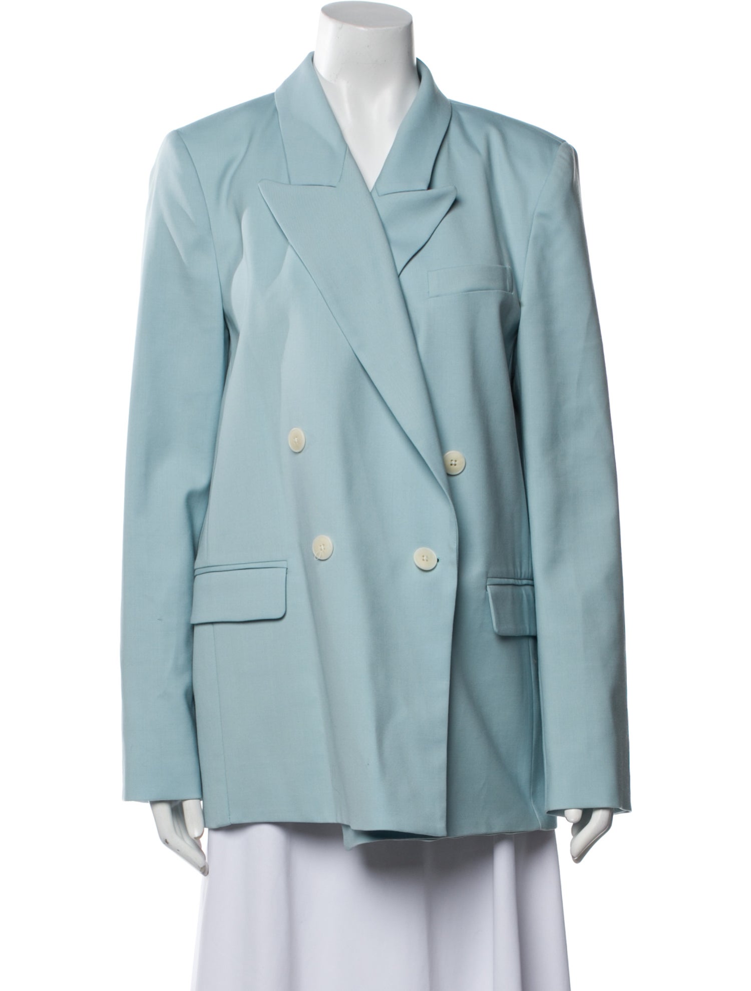 Argent Wool Blazer