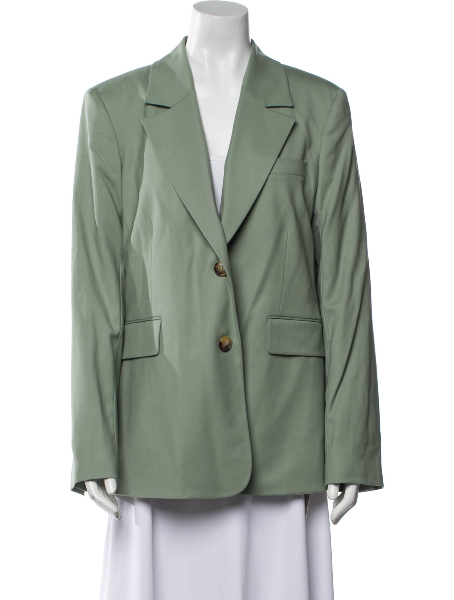 Argent Virgin Wool Blazer w/ Tags