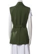Argent Wool Vest