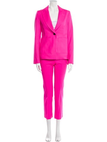 Pre-owned Argent Wool Pantsuit W/ Tags In Pink