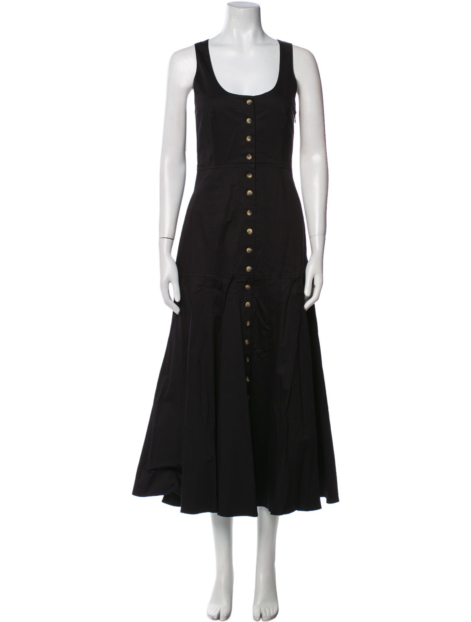 Argent Scoop Neck Long Dress w/ Tags