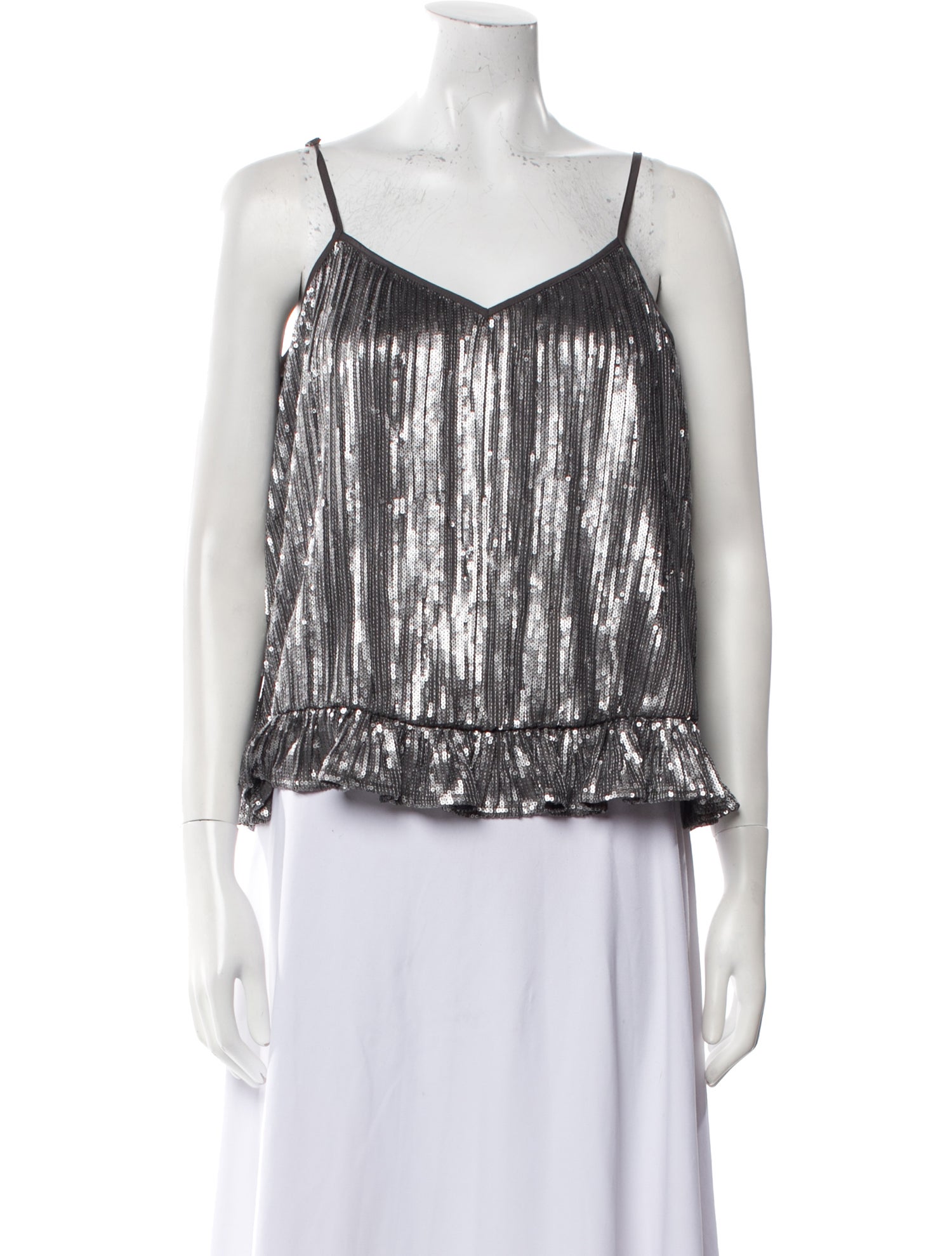 Anthropologie Printed V-Neck Blouse w/ Tags