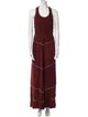 Anna Trzebinski Suede Long Dress