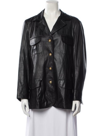 Anna Trzebinski Claudia Leather Blazer