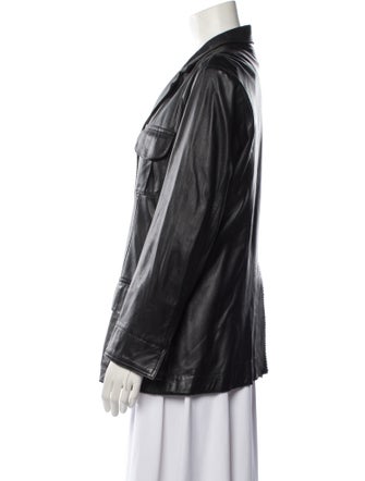 Anna Trzebinski Claudia Leather Blazer
