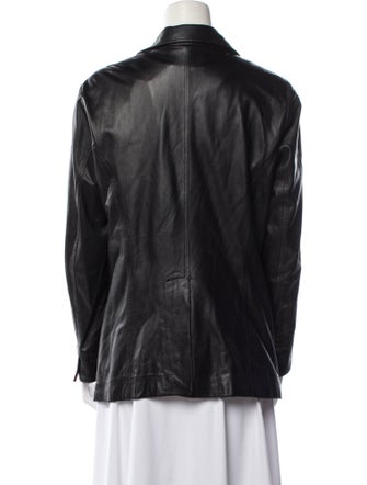 Anna Trzebinski Claudia Leather Blazer