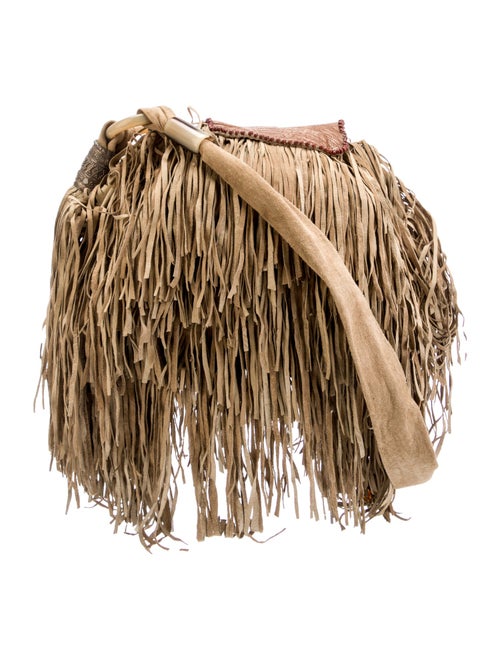 Anna Trzebinski Suede Evening Bag