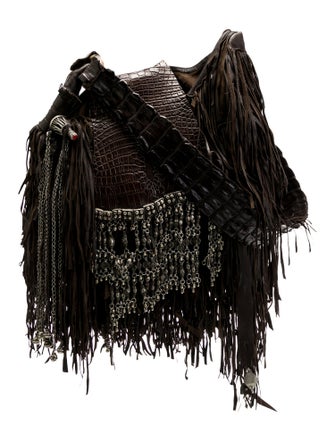 Anna Trzebinski Leather Bucket Bag