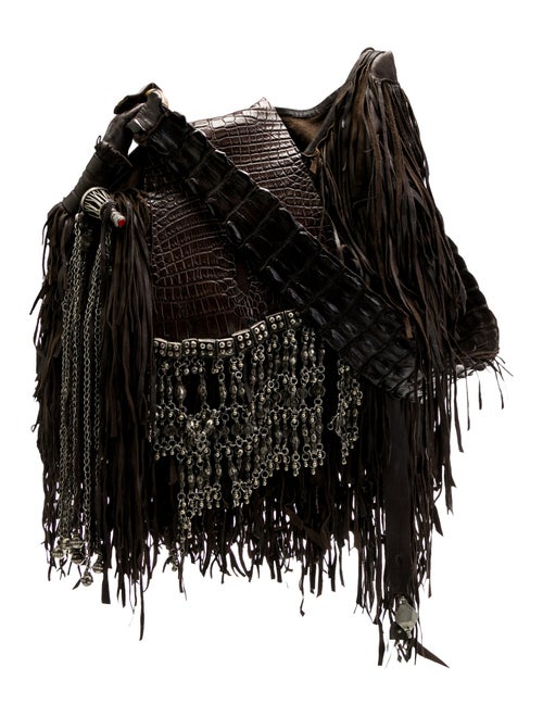 Anna Trzebinski Leather Bucket Bag