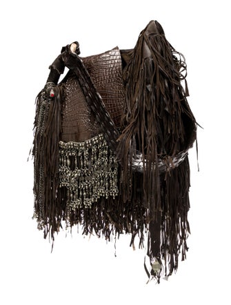 Anna Trzebinski Leather Bucket Bag